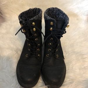 Steve Madden Laced-up Combat Boots